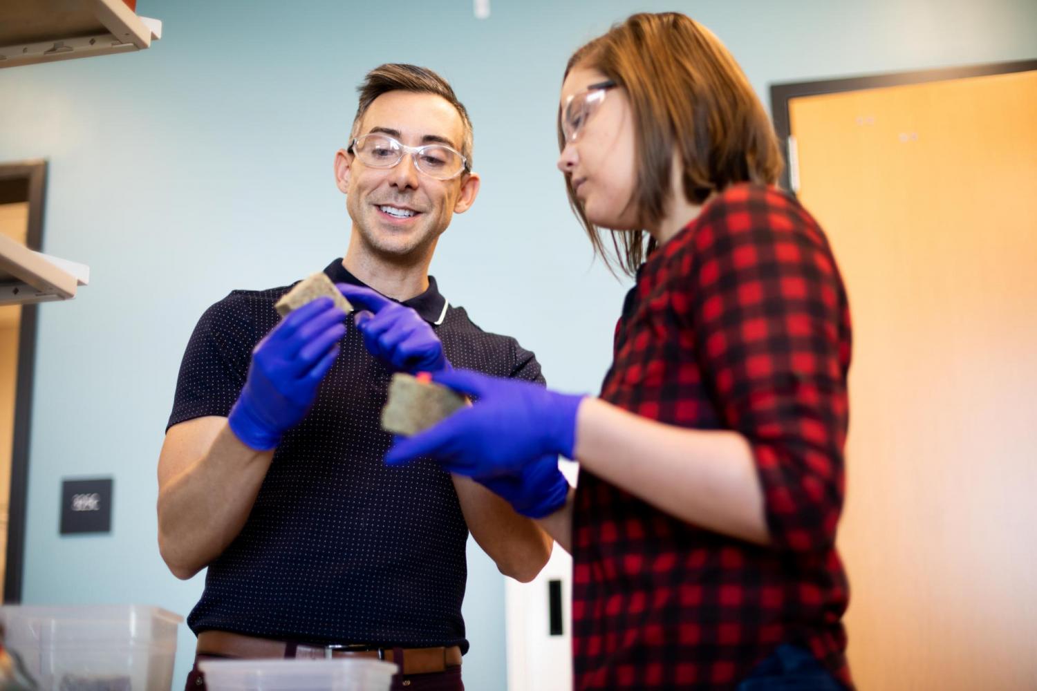 Bricks Grown From Bacteria