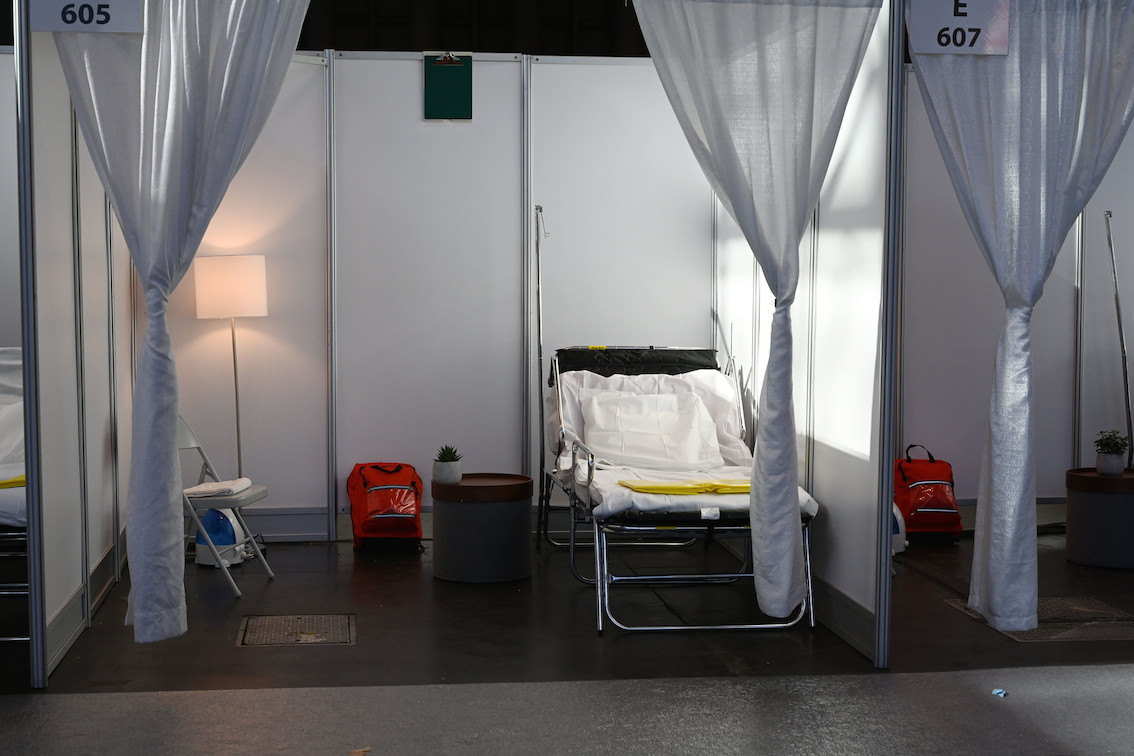 New York sees first disaster hospital completed at Javits center