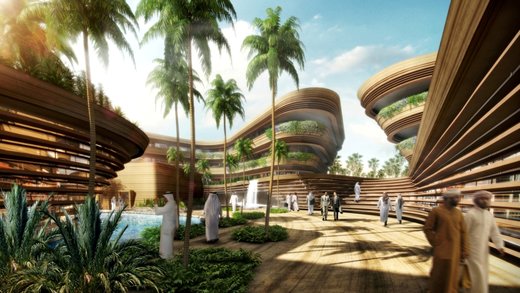 Design Five Star Saudi Hotel, Landscape Contractors In Riyadh