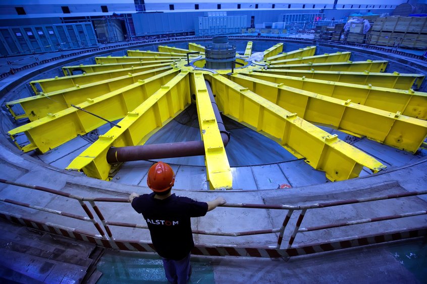 turbine in hydro power plant