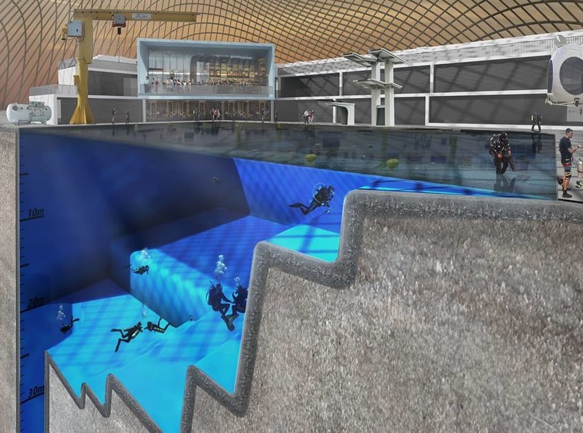 Southern England set to get the world's deepest swimming pool - Global ...
