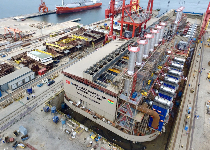 Turkey sends Ghana instant floating power station to relieve blackouts ...