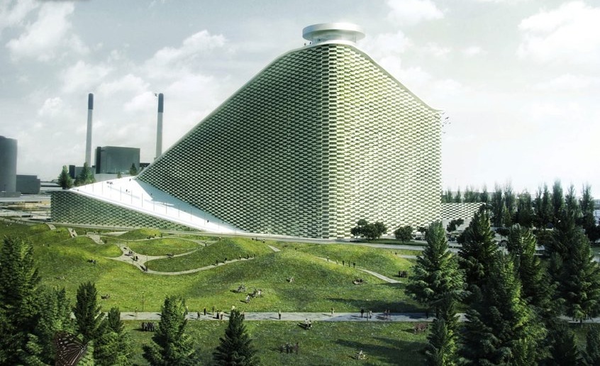 Denmark is building a big trashburning power plant that is also a ski