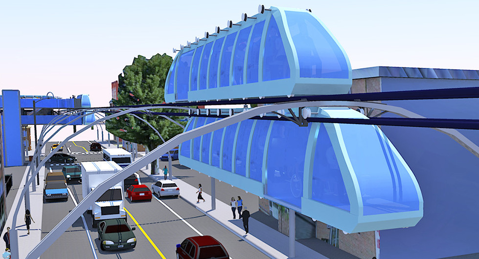 Idea for suspended rail transit system wins MIT award Global