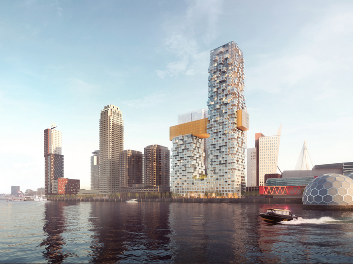 MVRDV designs striking mixed-use towers for Rotterdam - Global ...