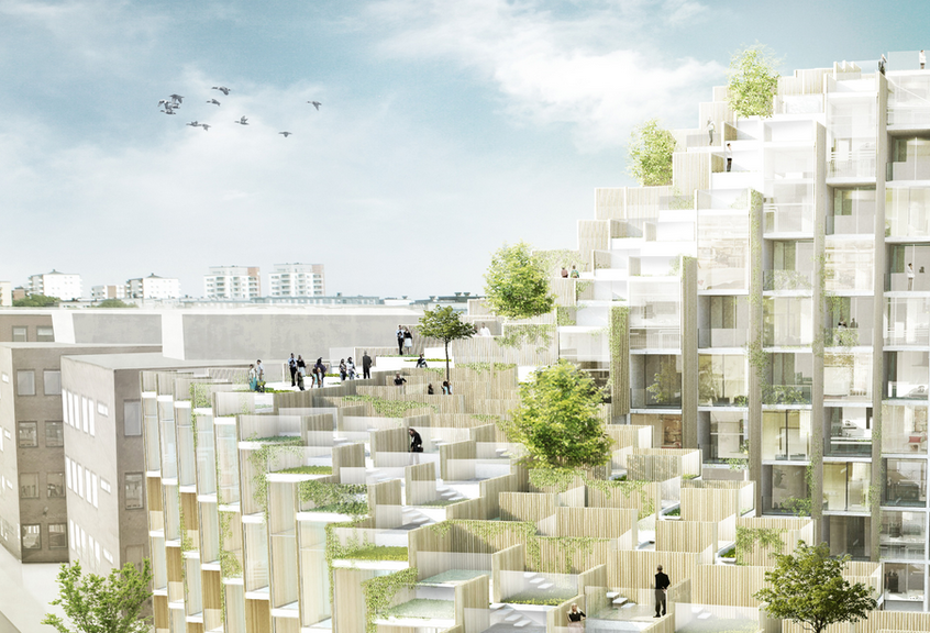 Bjarke Ingels Designs Foliage covered Residential Project In Stockholm Global Construction Review bjarke-ingels-designs-foliage-covered-residential-project-in-stockholm-global-construction-review