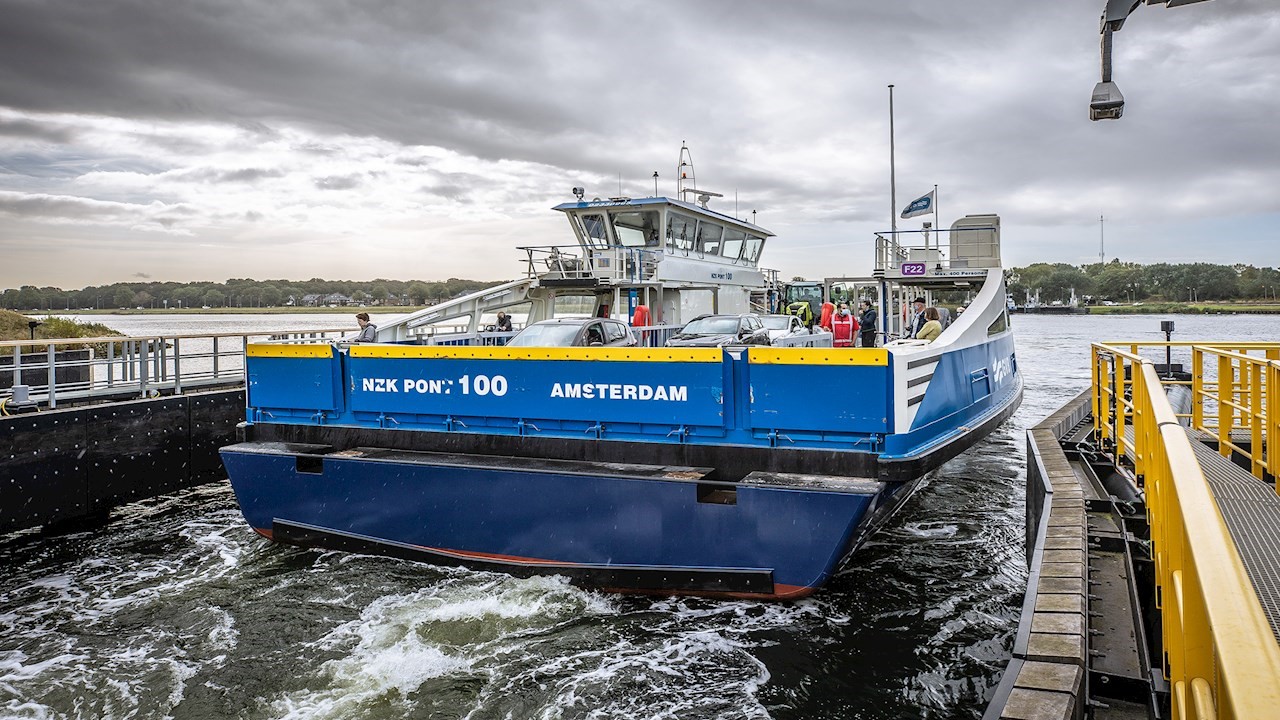 Able to carry up to 400 passengers, 20 cars or four trucks, the first electric ferry started sailing in August last year (Photograph courtesy of ABB)