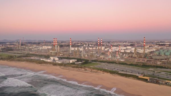 The Matosinhos refinery near Porto was in use from 1970 to 2021 (Image courtesy of MVRDV)