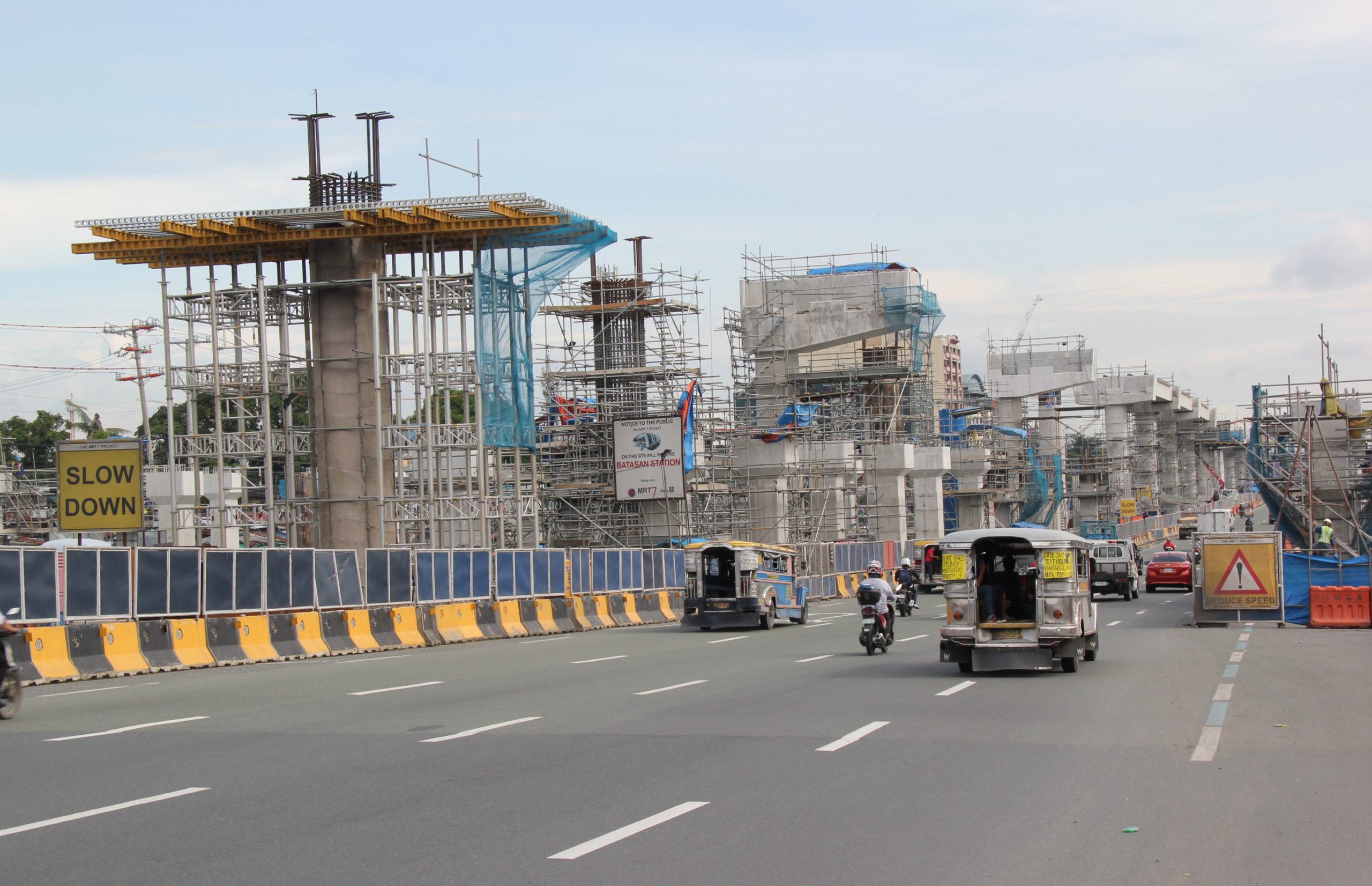 The Philippines has ambitious rail plans. Pictured here is work under way in 2018 on Batasan station in Quezon City, part of the Metro Manila Rail Transit 7 scheme (Gil Calinga for the official Philippine News Agency/Public domain)