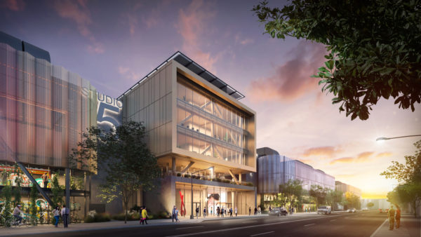 A render of the production studio
