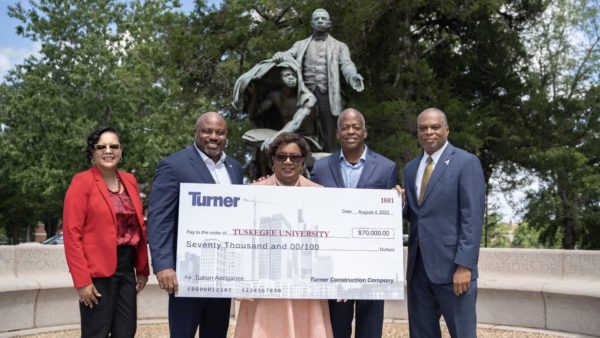 The cash will support students at the Historically Black university studying for degrees in construction, architecture and engineering (Courtesy of Tuskegee University)