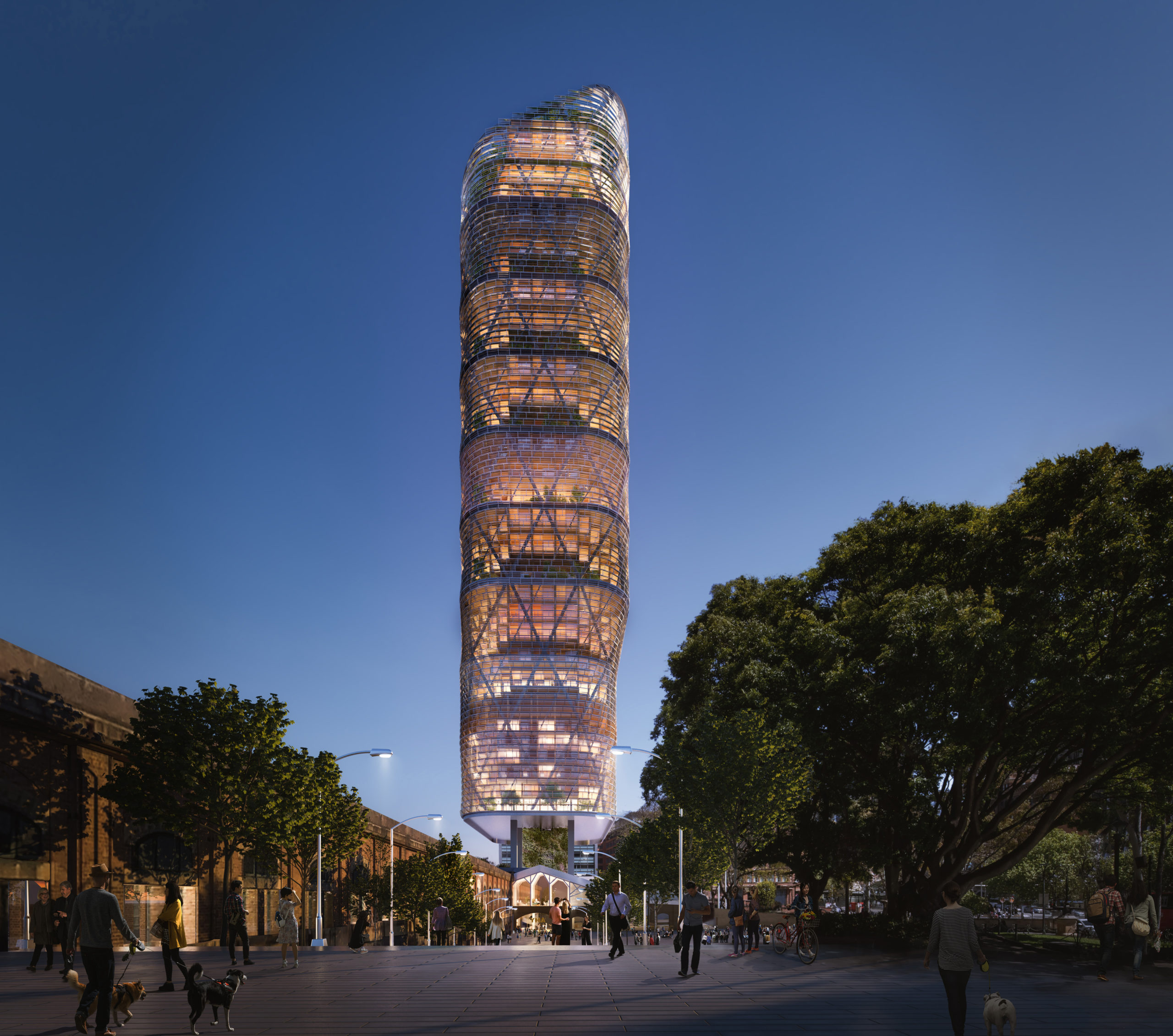 Atlassian HQ: Work starts on ‘world’s tallest hybrid timber tower’