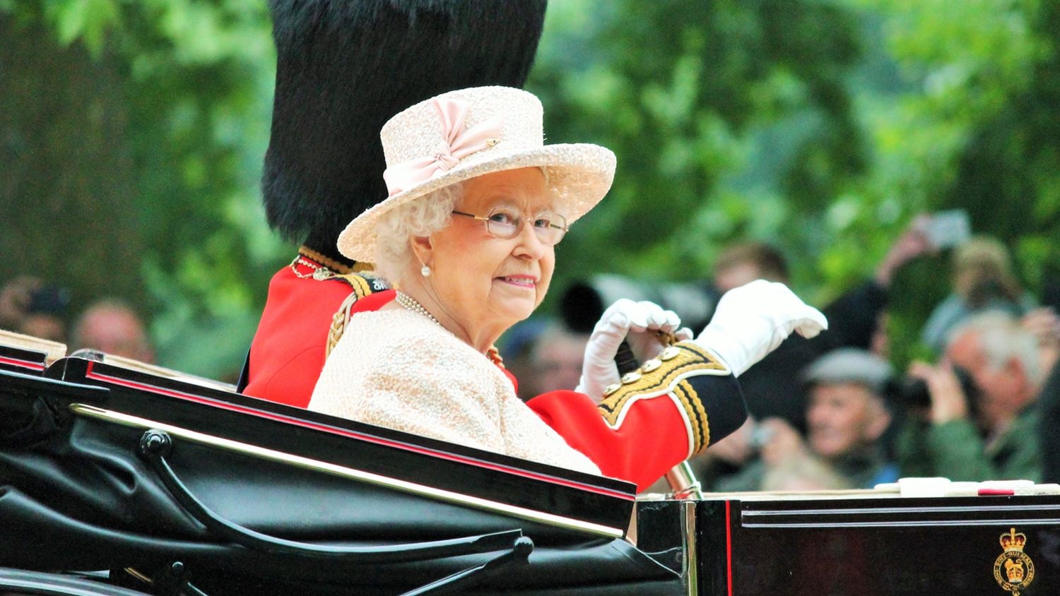 Queen Elizabeth II at the Trooping of the Colour in London (Image: Dreamstime)