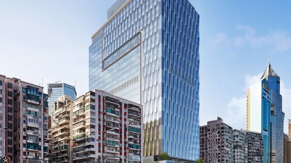 CGI of new office building in Causeway Bay, Hong Kong (Balfour Beatty)