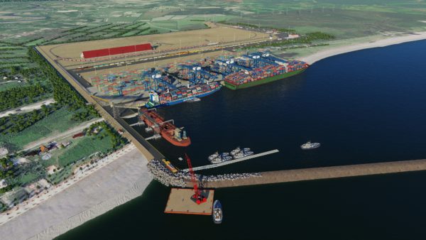 The Anaklia Development Corporation’s rendering of its version of the port project