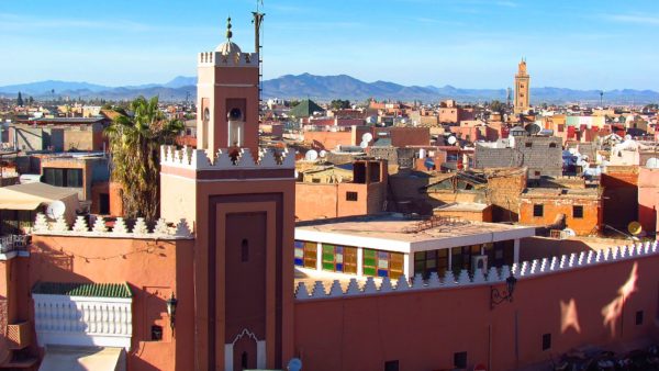 The skyline of Marrakech, Morocco. The joint venture aims to build an alkaline electrolyser factory, the first of its kind in Africa, and develop a local hydrogen supply chain (hichamaarkoubi/CC0 1.0)