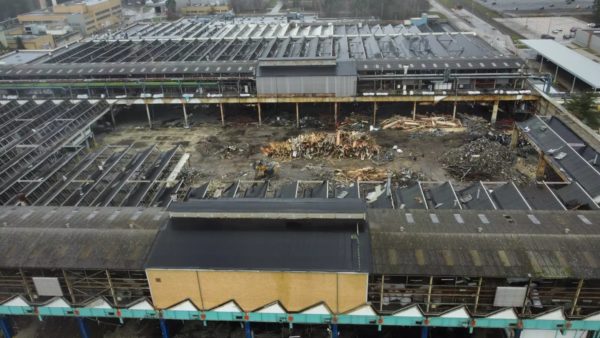 The factory will go up on a 34-hectare site in Kaiserslautern housing a former industrial complex that will be demolished (Drone photograph courtesy of ACC)