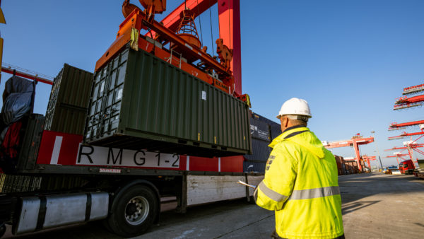 The containers are normally used as deployable headquarters and will be equipped with heating and power (Courtesy of Nato)