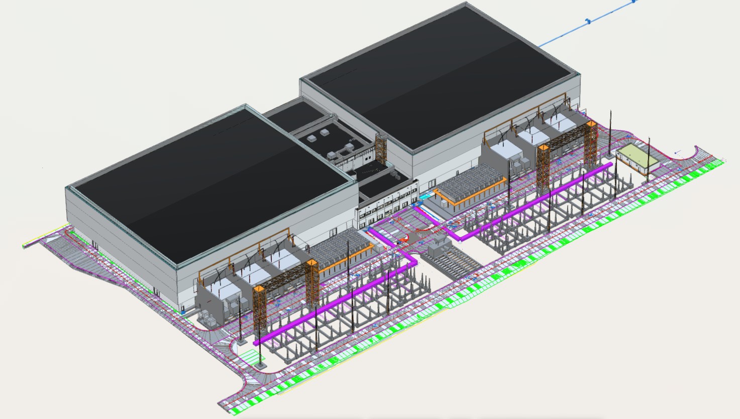 At least eight stations will convert wind-farm power from high-voltage direct-current (HVDC) to alternating current, and the voltage from 525kV to 380kV (Image courtesy of TenneT)