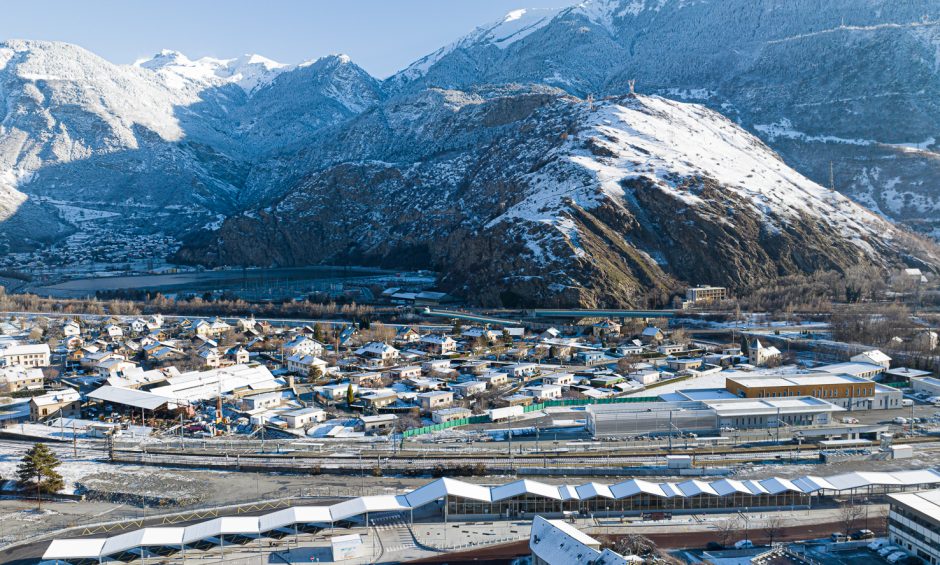 The Lyon to Turin railway aims to take a million heavy vehicles off Alpine roads a year (Image courtesy of www.telt.eu)