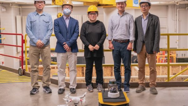 From left, Purdue researchers Yifu Wu, Jiansong Zhang, Jin Wei-Kocsis, Byung-Cheol Min, and Dongming Gan (Courtesy of Purdue University)