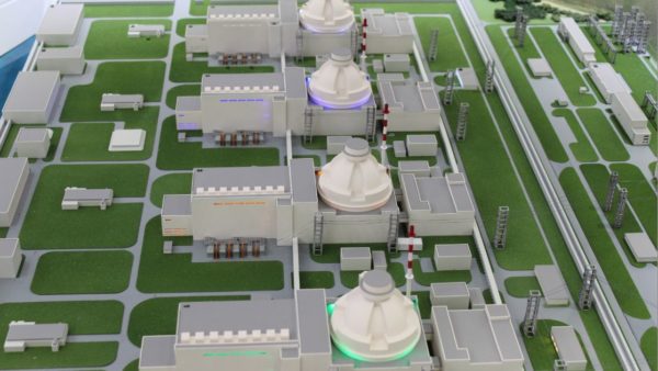 A model of Turkey’s future Akkuyu nuclear power plant (Voice of America/public domain)