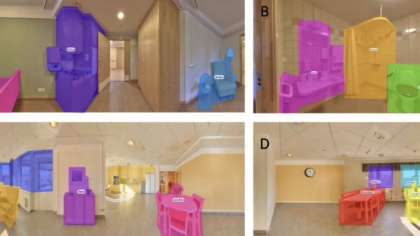 Researchers say it shows that digital twins can be be used to test designs of social and healthcare facilities to make them more conducive to people’s health and wellbeing (Image courtesy of Spinview)