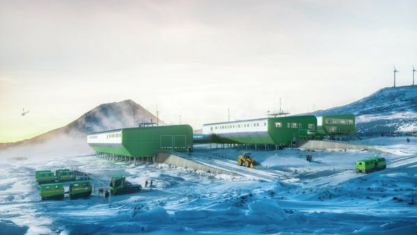 Antarctica New Zealand’s rendering of what its new Scott research station will look like