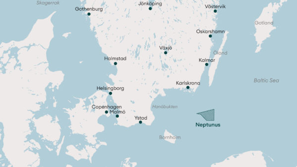 OX2’s map showing the location of the planned windfarm