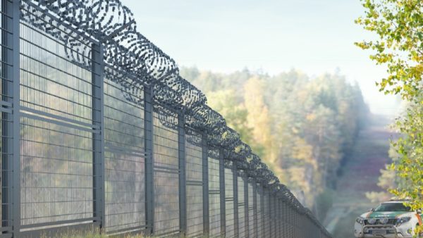 The Finnish Border Guard’s visualisation of what the border fence will look like