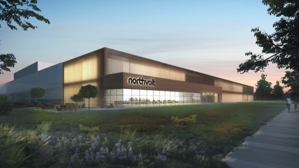 Northvolt’s rendering of the Gdansk plant