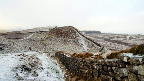 “A Roman bricklayer observing his counterpart on a modern UK building site would see many similarities to the way they worked on Hadrian’s mega project in the 120s AD (Hadrian’s Wall by Toa Heftiba/Unsplash)