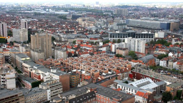 Downtown Brussels. The project’s construction permit required “circular” interventions (Michel wal/CC BY-SA 3.0)