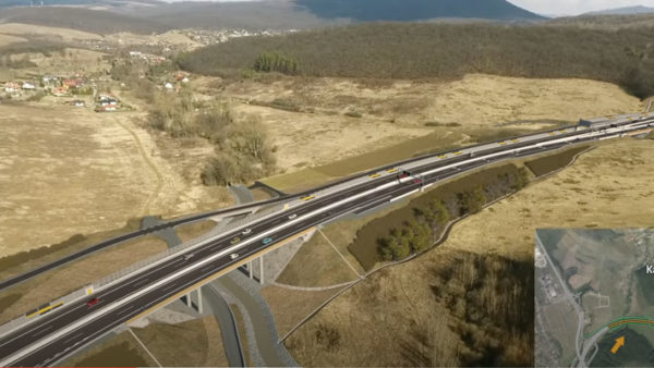 Over four years, the joint venture will build 12 bridges, a 2km tunnel, and 10.2km of highway (© Národná diaľničná spoľočnosť, Slovakia’s national highway agency)