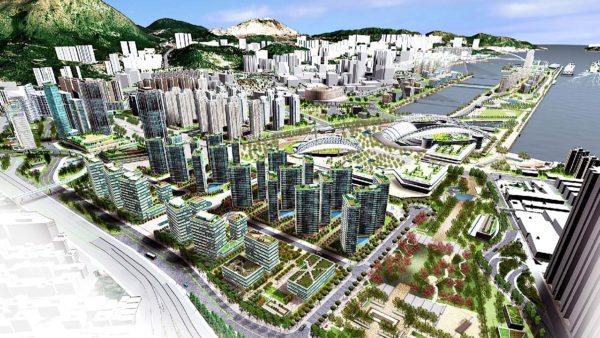 The area around Sung Wong Toi Station in Hong Kong is scheduled for numerous large projects (Image courtesy of Aurecon)