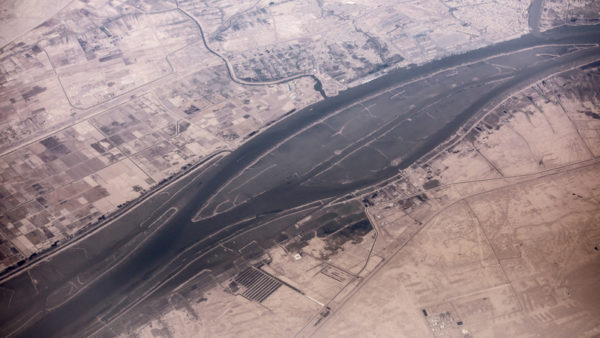 The Shatt Al Arab waterway between Iraq and Iran (Dreamstime)