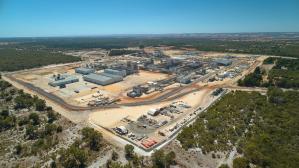 Lithium hydroxide is used in electric vehicle batteries. UGL will build two more production lines at Albemarle’s factory near Bunbury, Western Australia (Courtesy of Albemarle)