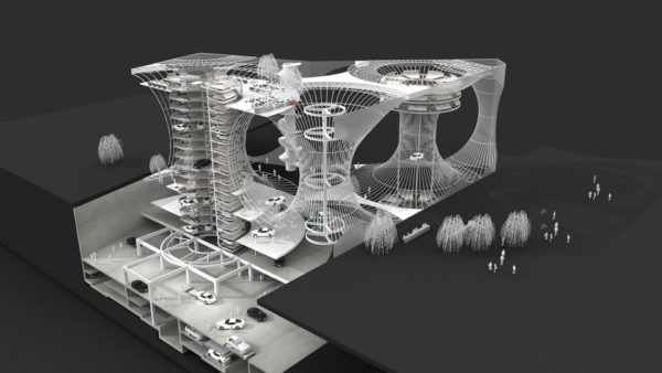Future Car Park is based on 10 towers (Daniel Statham Studio)