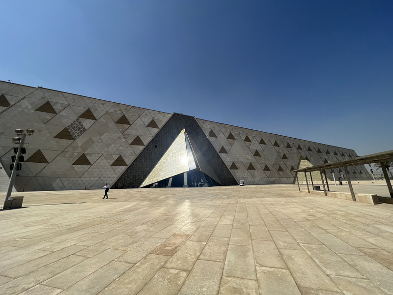 One of the key value engineering decisions was to make the museum's main façade from local stone