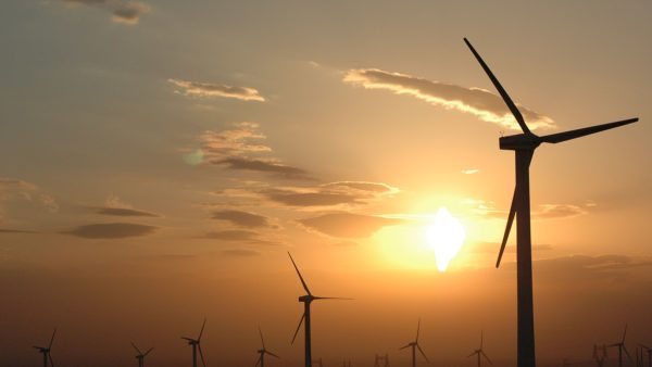 Wind power plants in Xinjiang (Chris Lim/CC BY-SA 2.0 DEED)