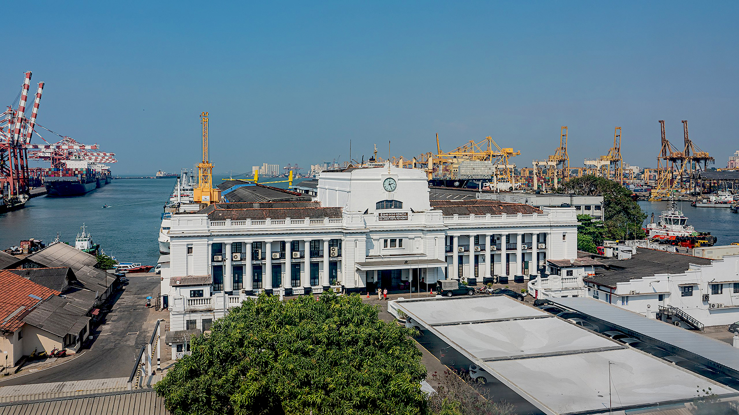 Sri Lankan container terminal