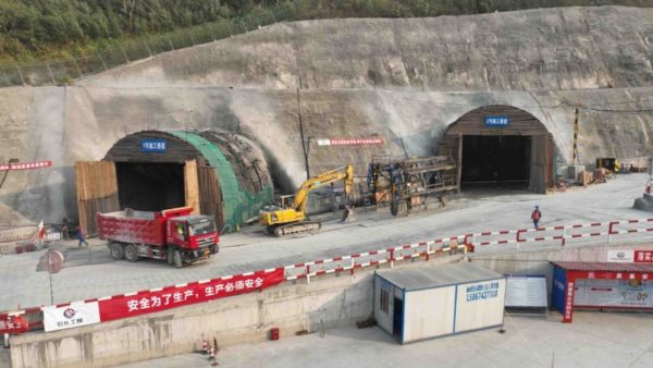 CNOOC’s image of work getting underway in Ningbo