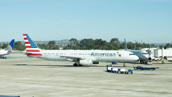 A plane at San Antonio International Airport (Casey Martin/Dreamstime)