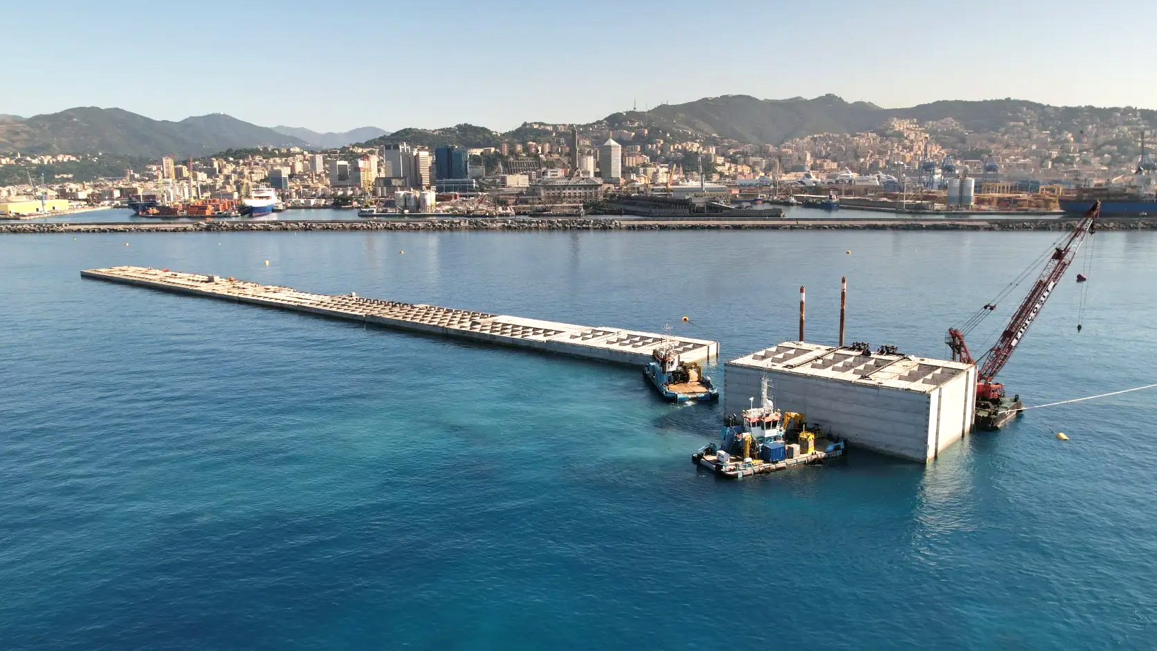 Webuild Genoa breakwater