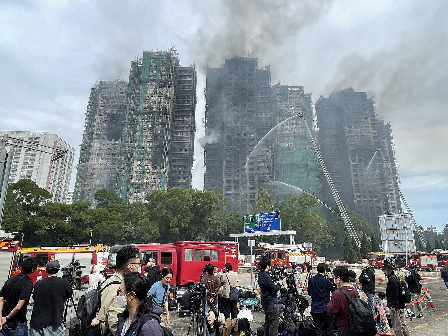 Hong Kong blaze
