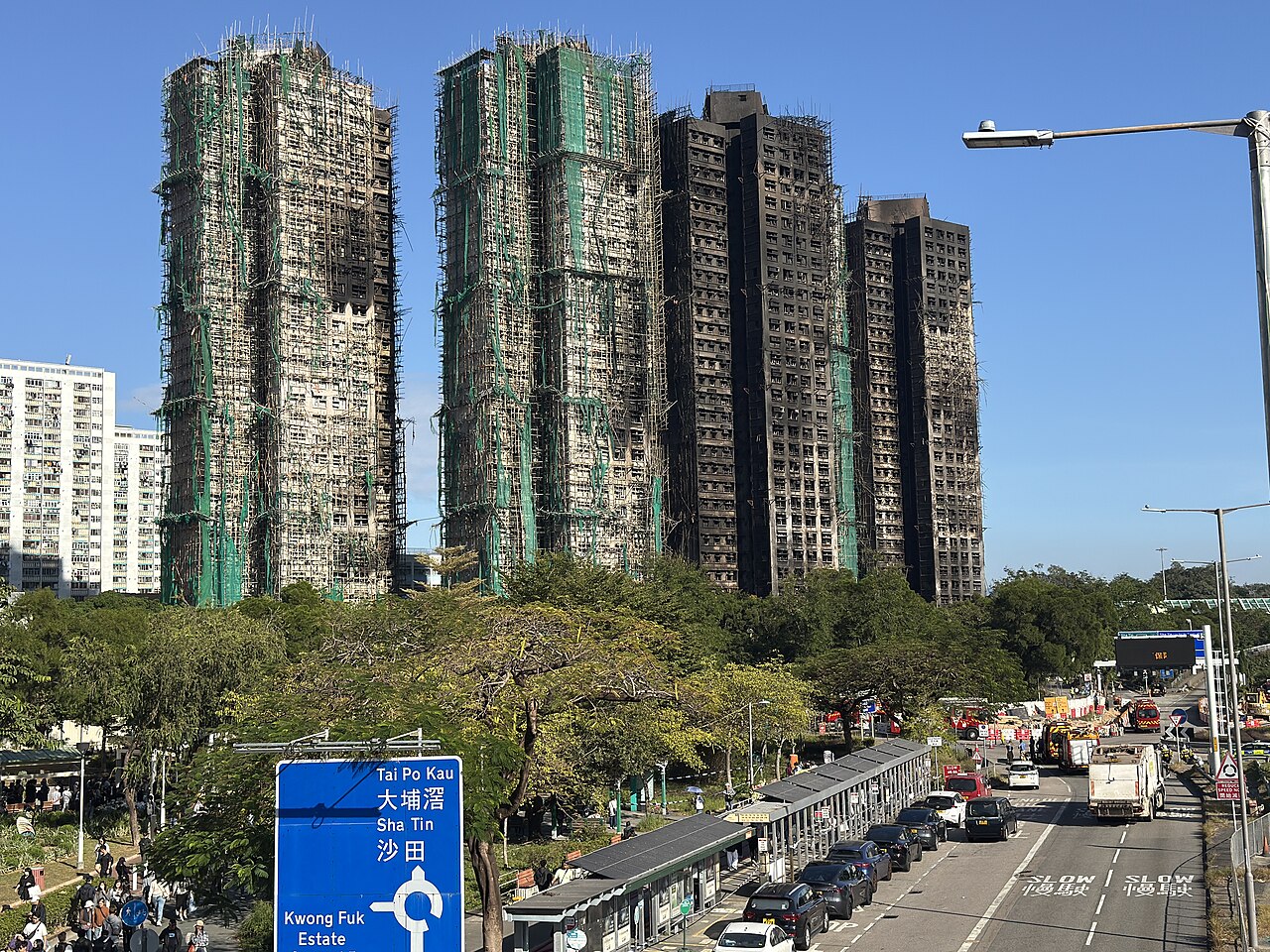 Hong Kong fire netting