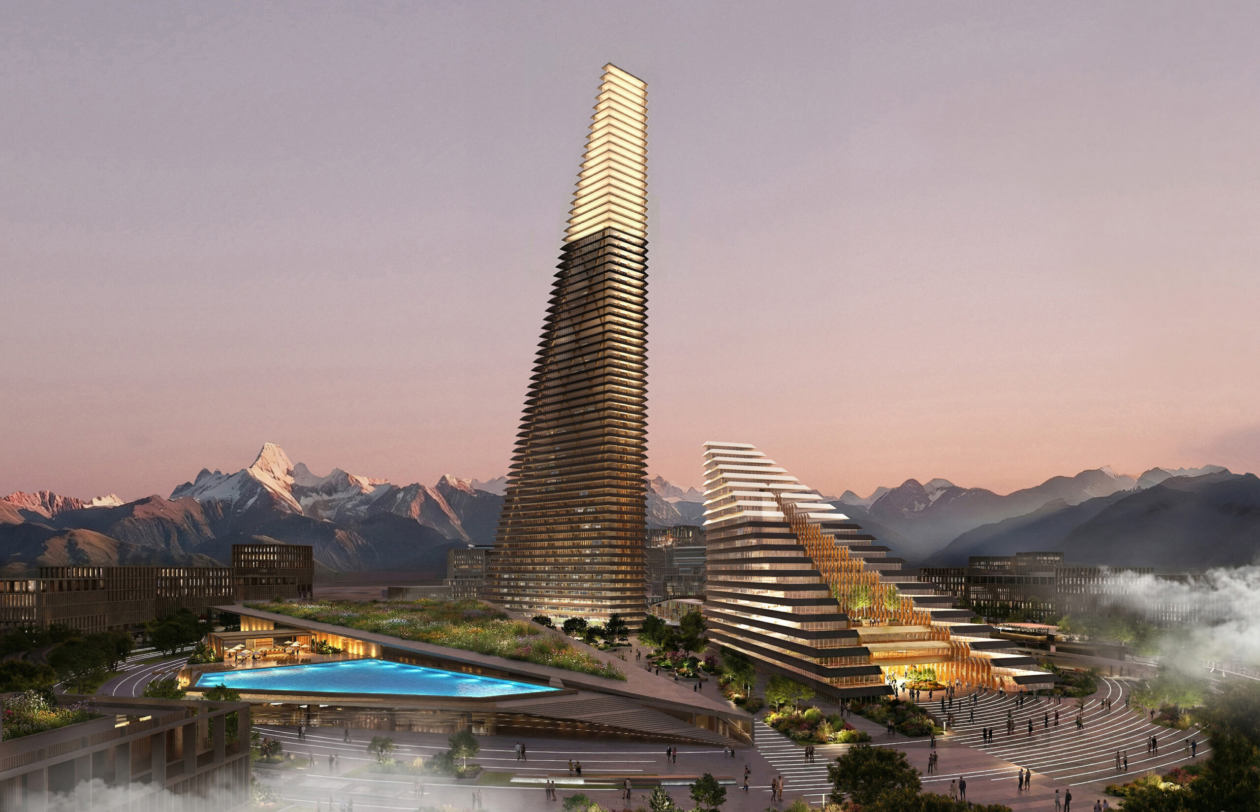 272-tall tower will form Kazakhstan vertical district